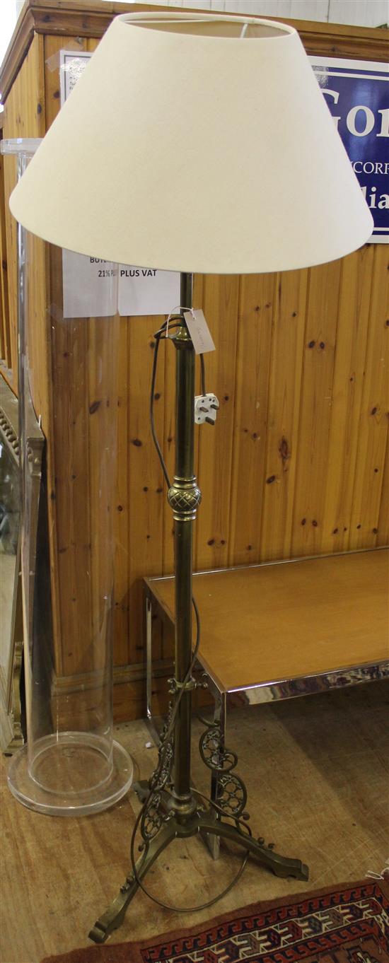 Brass lamp stand